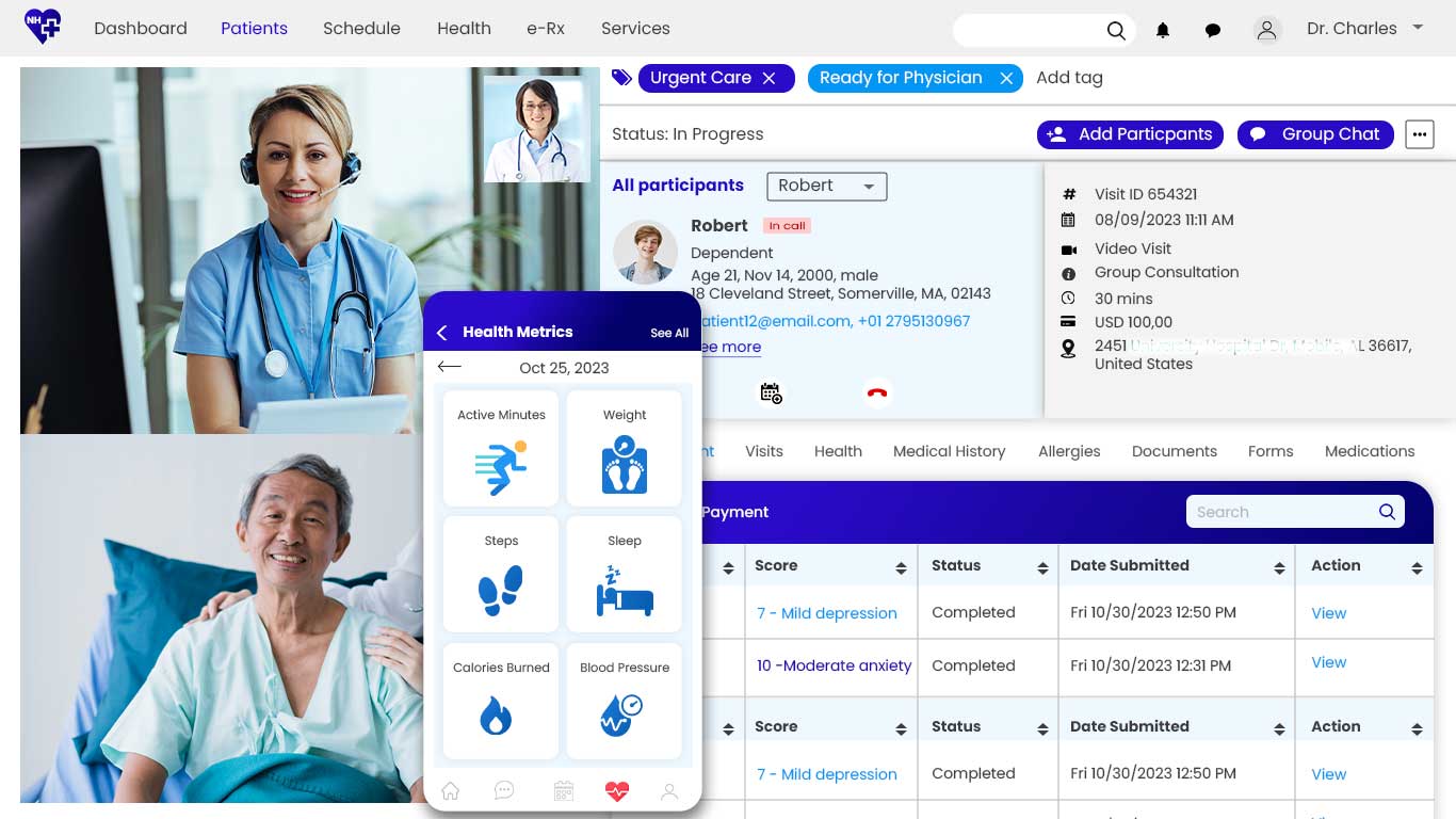 AI and Cloud Powered Telehealth Platform for NH Hospital
